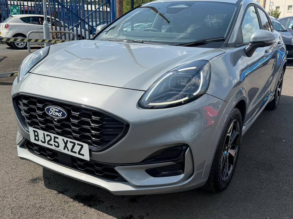 Ford Puma 1.0 Ecoboost Hybrid Mhev St-line BJ25XZZ Silver #4