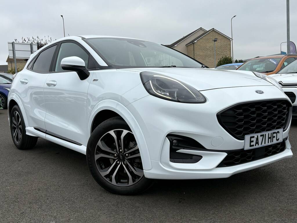 Ford Puma 1.0T Ecoboost Mhev St-line Design Suv M White