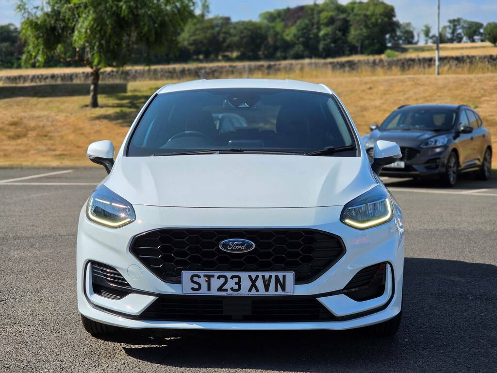 Ford Fiesta 1.0 Ecoboost St-line Edition Mhev 125Ps ST23XVN White #2