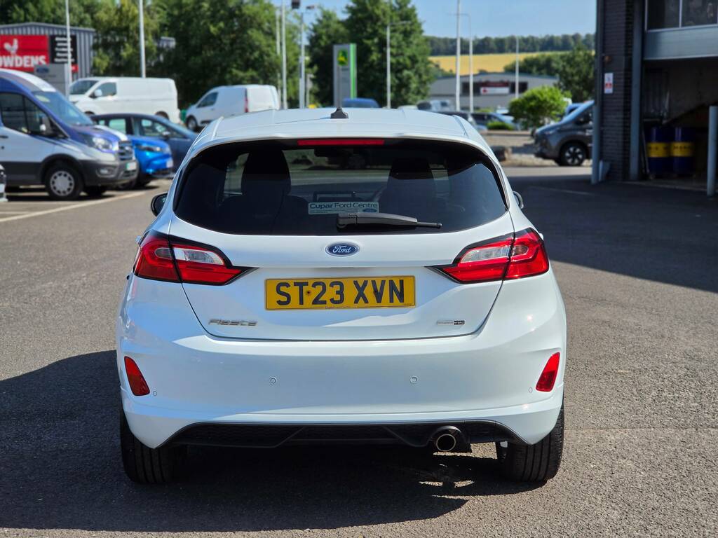 Ford Fiesta 1.0 Ecoboost St-line Edition Mhev 125Ps ST23XVN White #6