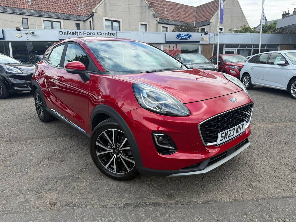 Ford Puma Titanium Mhev Red