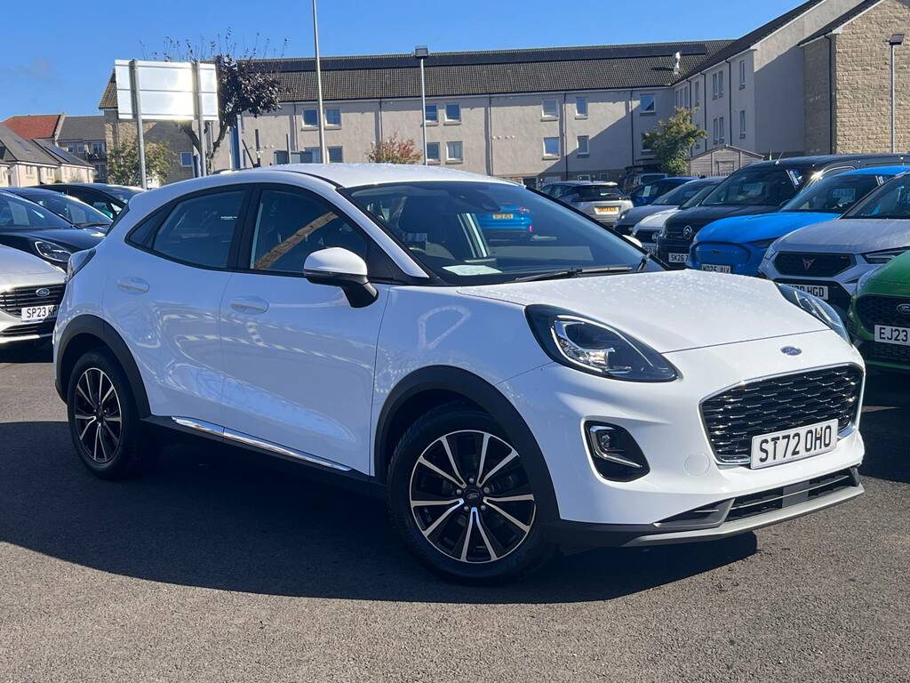 Ford Puma 1.0T Ecoboost Mhev Titanium Suv Hybrid White