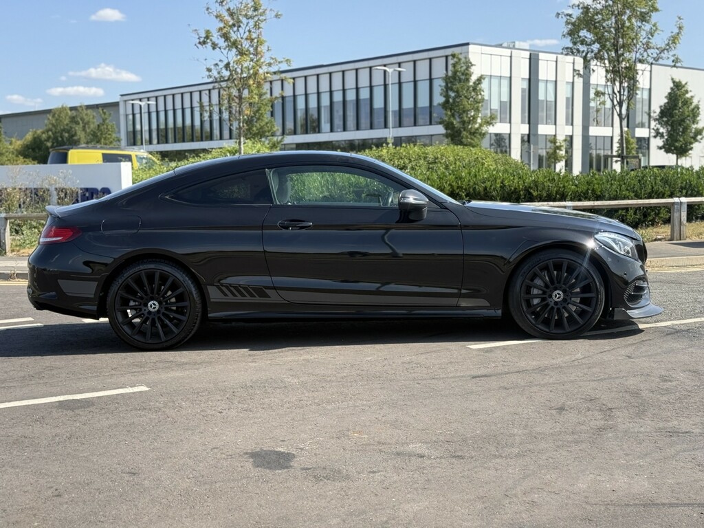 Mercedes-Benz C Class Coupe 2.1 C250d Nightfall Edition Premium G-tron HT18GGZ Black #4