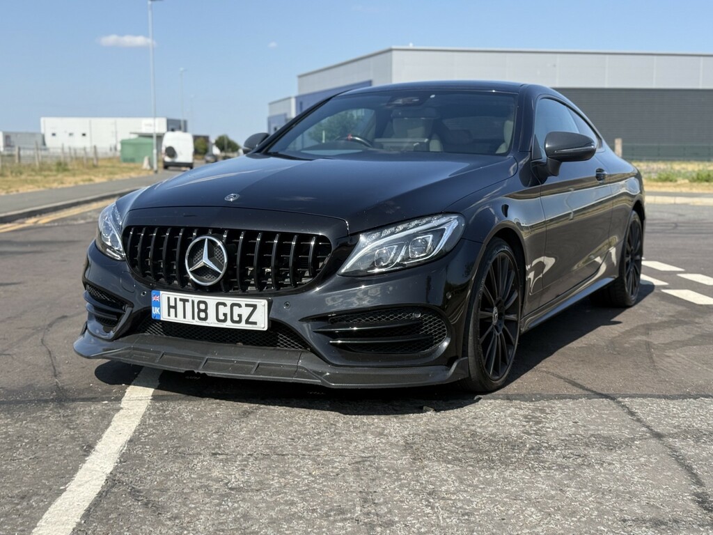Mercedes-Benz C Class Coupe 2.1 C250d Nightfall Edition Premium G-tron HT18GGZ Black #3