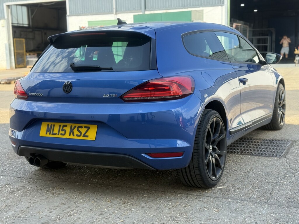 Volkswagen Scirocco 2.0 Tdi Bluemotion Tech Gt Blue #5