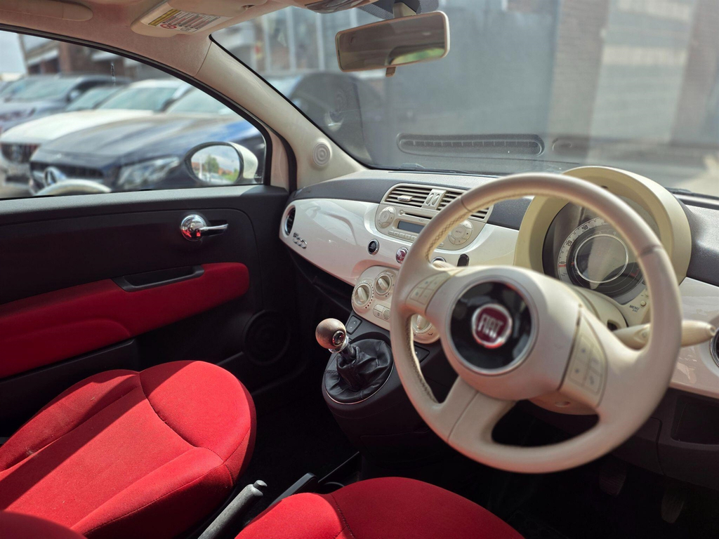 Fiat 500 500 Lounge White #7