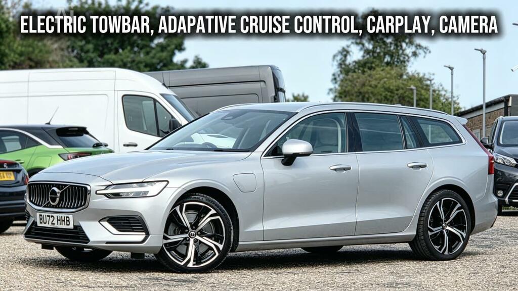 Volvo V60 2.0H T6 Recharge 18.8Kwh Plus Bright Awd Euro BU72HHB Silver