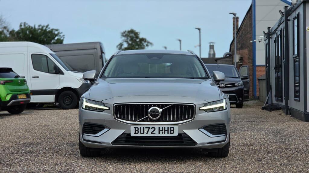 Volvo V60 2.0H T6 Recharge 18.8Kwh Plus Bright Awd Euro BU72HHB Silver #2