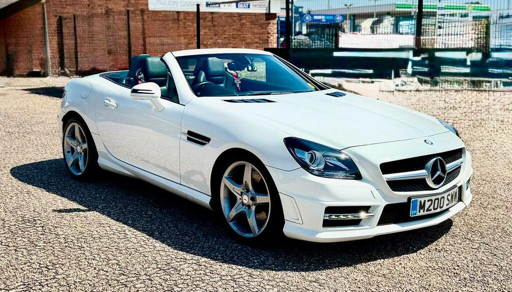 Mercedes-Benz SLK 2.1 Slk250d Amg Sport G-tronic Euro 6 Ss White #4