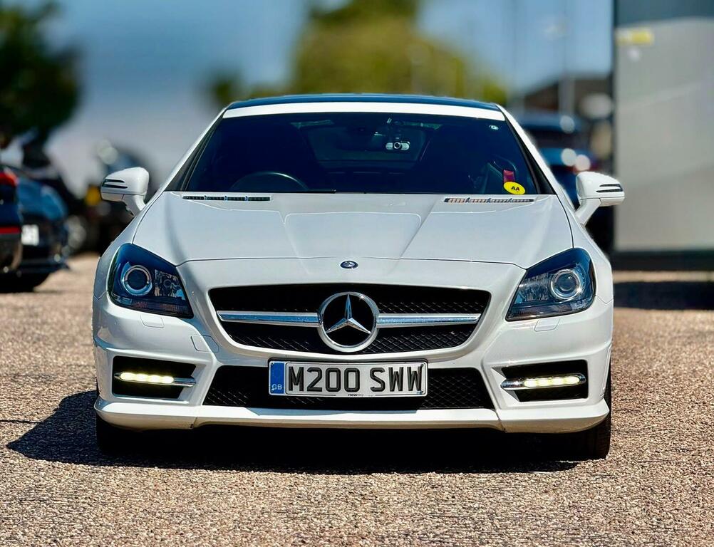 Mercedes-Benz SLK 2.1 Slk250d Amg Sport G-tronic Euro 6 Ss White #5