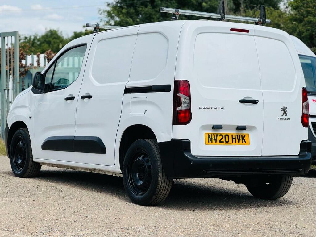 Peugeot Partner Panel Van 1.5 Bluehdi 1000 Professional Standard P NV20HVK White #4