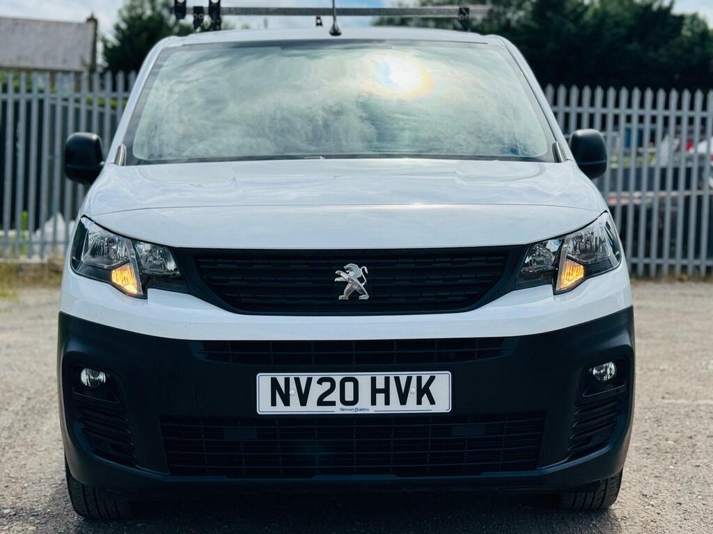 Peugeot Partner Panel Van 1.5 Bluehdi 1000 Professional Standard P NV20HVK White #2