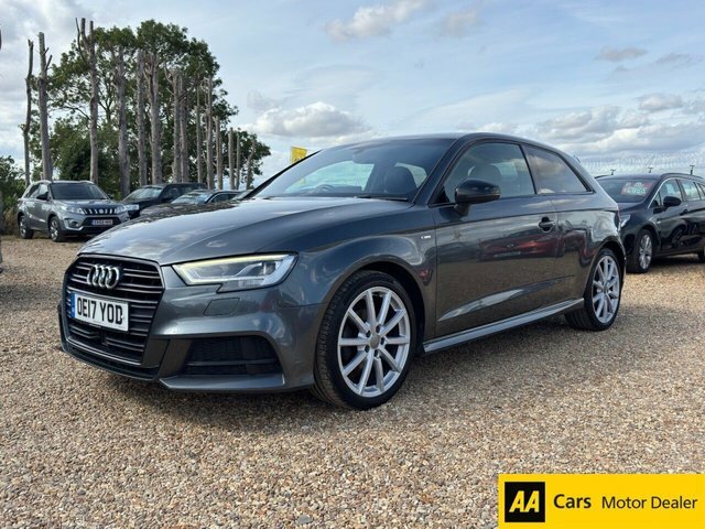 Audi A3 2.0 Tdi Black Edition Hatchback S Troni OE17YOD Black #3