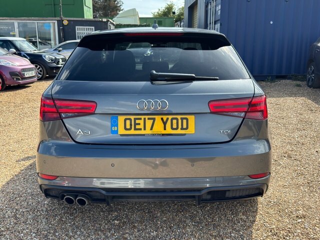 Audi A3 2.0 Tdi Black Edition Hatchback S Troni OE17YOD Black #6