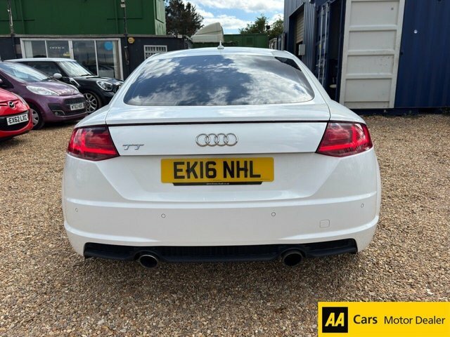 Audi TT 2.0 Tfsi S Line Coupe Euro 6 S White #5