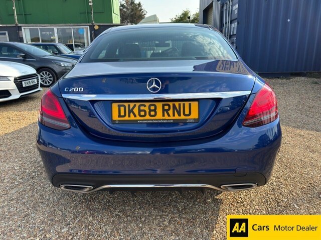 Mercedes-Benz C Class 1.5 C200 Mhev Eq Boost Amg Line Saloon Blue #4