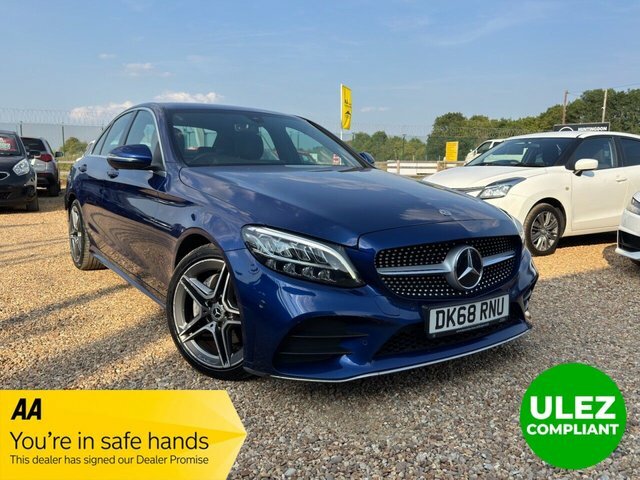 Mercedes-Benz C Class 1.5 C200 Mhev Eq Boost Amg Line Saloon Blue