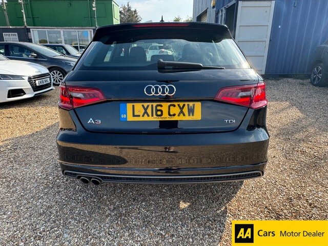 Audi A3 2.0 Tdi S Line Sportback S Tronic Euro Black #4