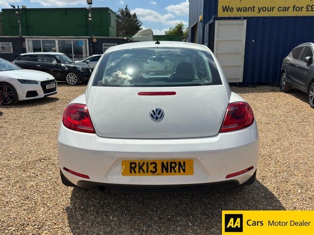 Volkswagen Beetle 1.6 Tdi Bluemotion Tech Design Hatchback Diese White #5