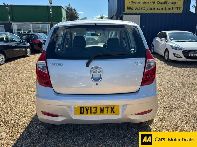 Hyundai I10 1.2 Active Hatchback Euro 5 85 DY13WTX Silver #5