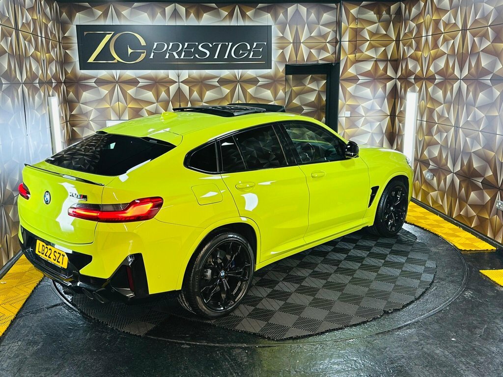 BMW X4 M 3L Competition Yellow #5