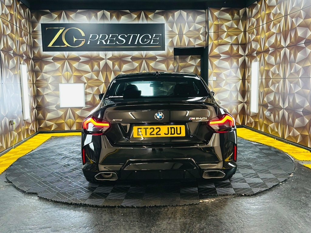 BMW 2 Series M240i Xdrive Black #4