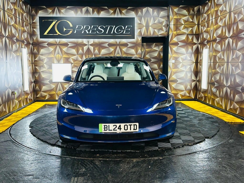 Tesla Model 3 Saloon BL24OTD Blue #2