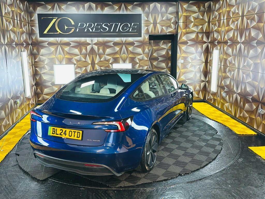 Tesla Model 3 Saloon BL24OTD Blue #6