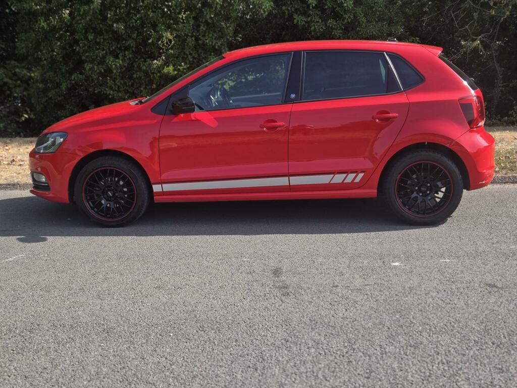 Volkswagen Polo 1.2 Tsi Bluemotion Tech Beats Euro 6 Ss DK17NCO Red #6