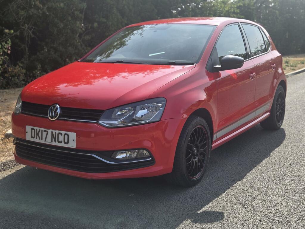 Volkswagen Polo 1.2 Tsi Bluemotion Tech Beats Euro 6 Ss DK17NCO Red #4