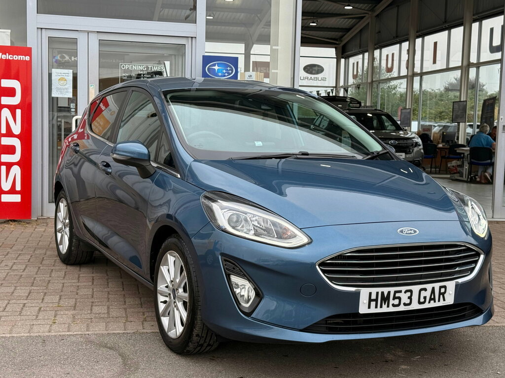 Ford Fiesta 1.0T Ecoboost Gpf Titanium Hatchback Ma Blue
