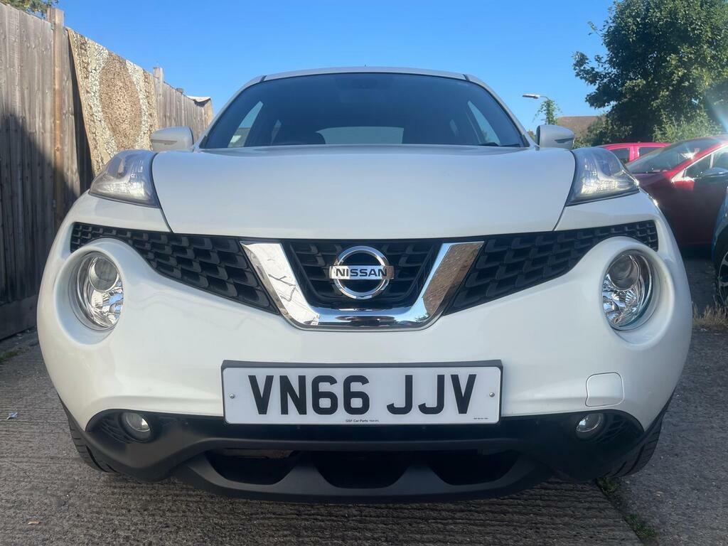 Nissan Juke 1.6 Tekna Xtron Euro 6 White #5