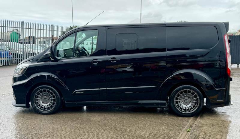 Ford Transit Custom 2.0 Ecoblue 185Ps Low Roof Dcab Limited Van - 202 LK22TMX Black #4