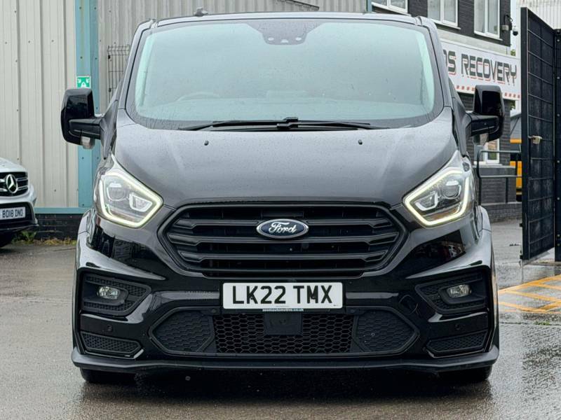Ford Transit Custom 2.0 Ecoblue 185Ps Low Roof Dcab Limited Van - 202 LK22TMX Black #2