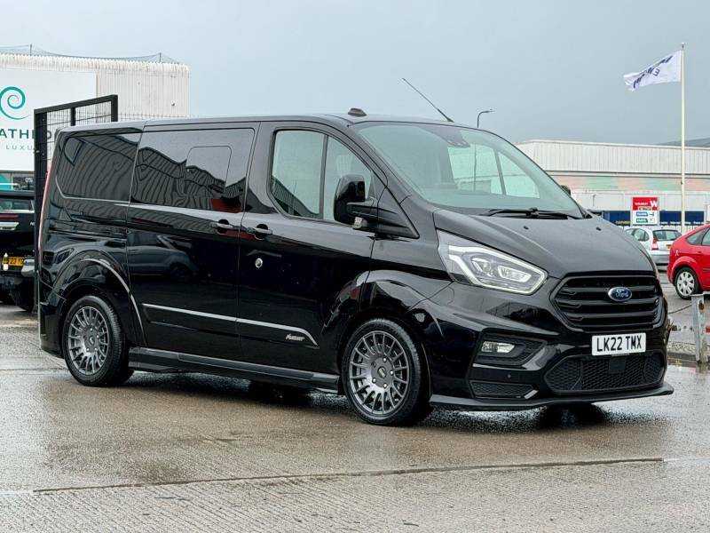 Ford Transit Custom 2.0 Ecoblue 185Ps Low Roof Dcab Limited Van - 202 Black