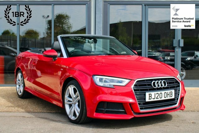Audi A3 Cabriolet 1.5 Tfsi 35 S Line Convertible S Tronic Red