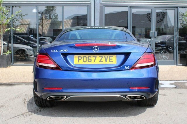 Mercedes-Benz SLC 2.0 Slc200 Amg Line Convertible Blue #4