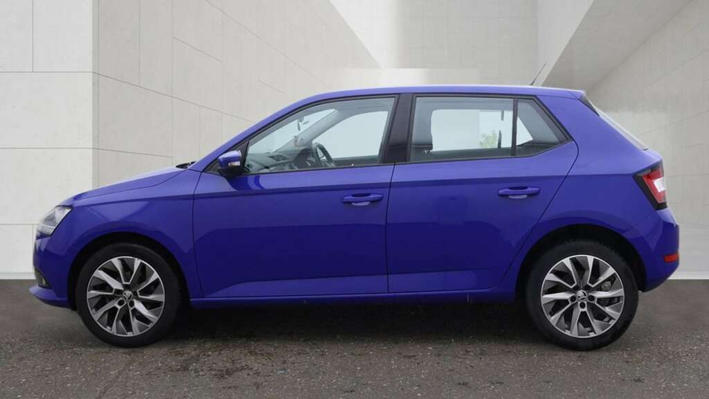 Skoda Fabia 1.0 Se Drive Hatchback Euro 6 S Blue #6