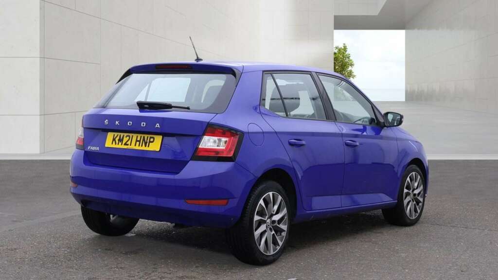 Skoda Fabia 1.0 Se Drive Hatchback Euro 6 S Blue #4