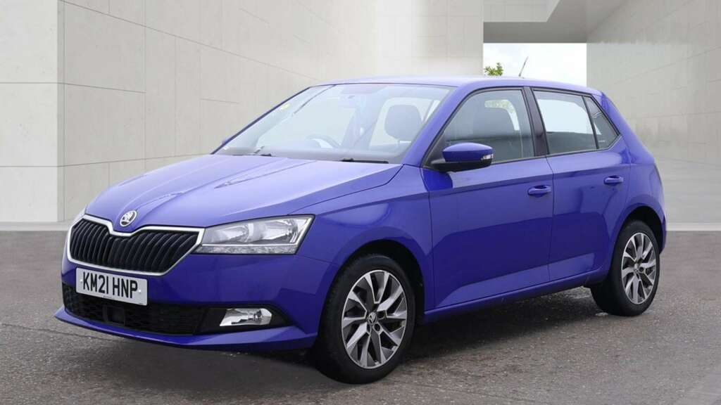 Skoda Fabia 1.0 Se Drive Hatchback Euro 6 S Blue #2