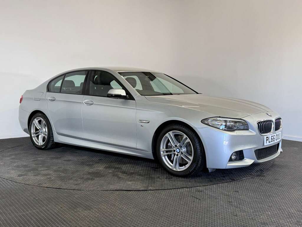BMW 5 Series 3.0 530D M Sport Saloon Euro 6 S Silver