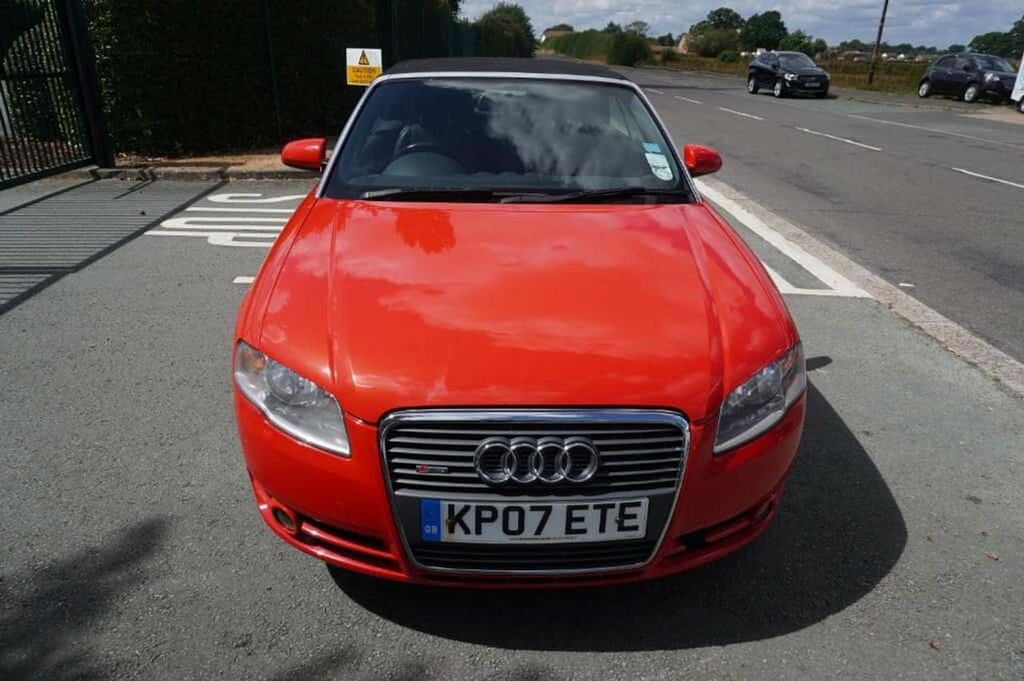 Audi A4 T Fsi S Line 2.0 S Line Convertible Red #2