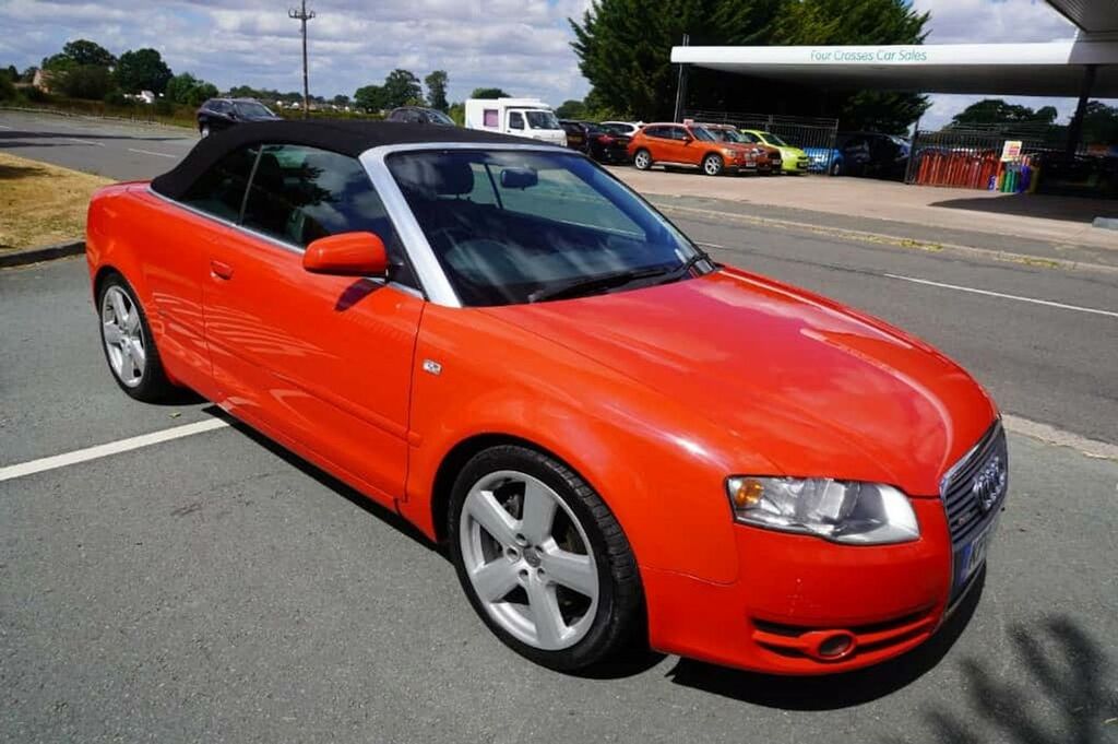 Audi A4 T Fsi S Line 2.0 S Line Convertible Red