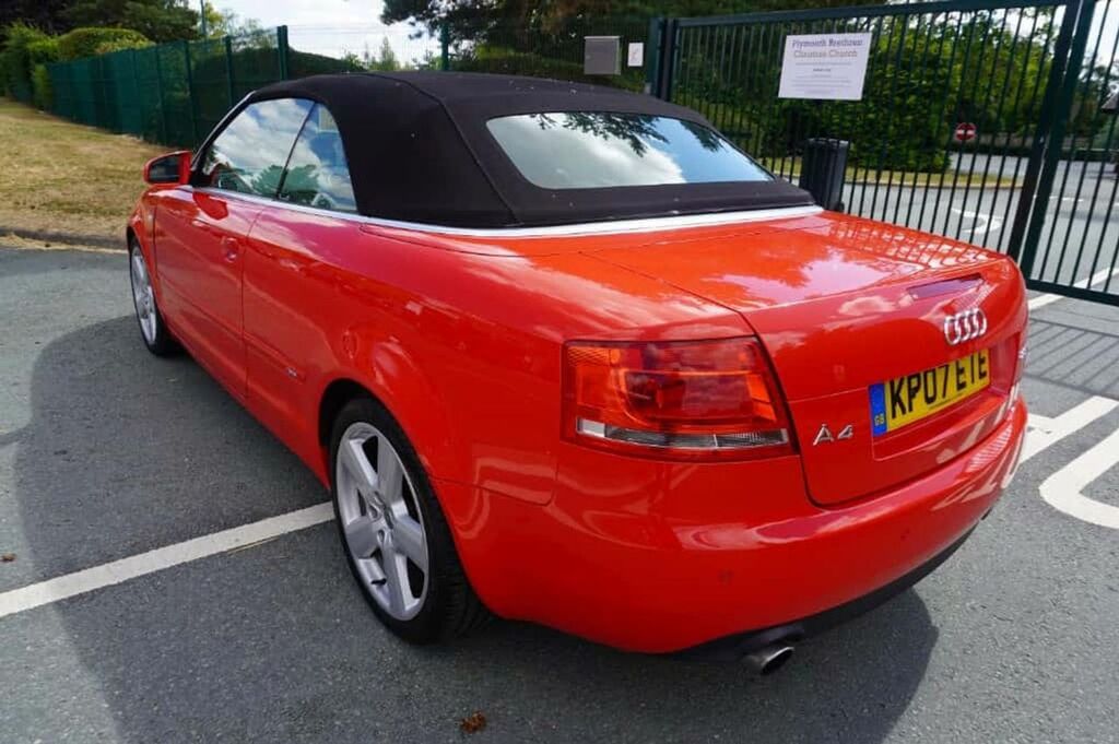 Audi A4 T Fsi S Line 2.0 S Line Convertible Red #5