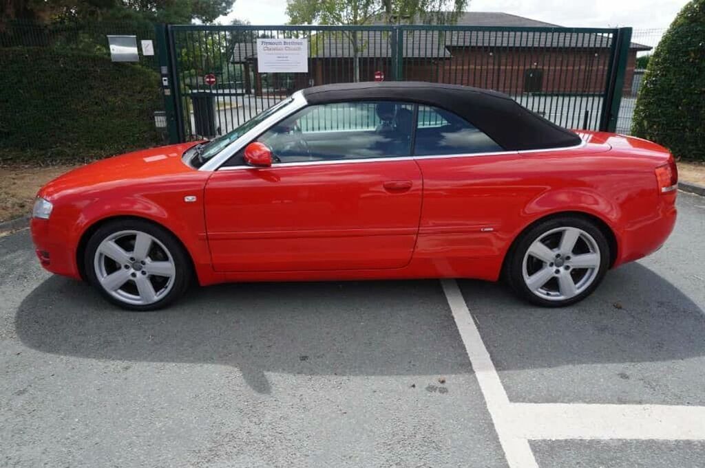 Audi A4 T Fsi S Line 2.0 S Line Convertible Red #4