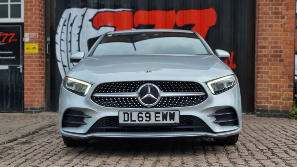 Mercedes-Benz A Class 2019 2.0 A200d Amg Line Premium Hatchback Di Silver #3