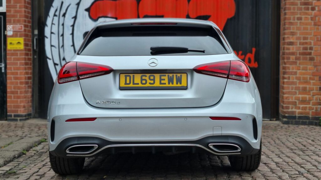 Mercedes-Benz A Class 2019 2.0 A200d Amg Line Premium Hatchback Di Silver #4