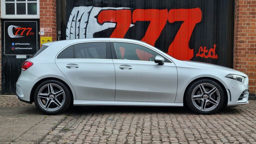 Mercedes-Benz A Class 2019 2.0 A200d Amg Line Premium Hatchback Di Silver #2