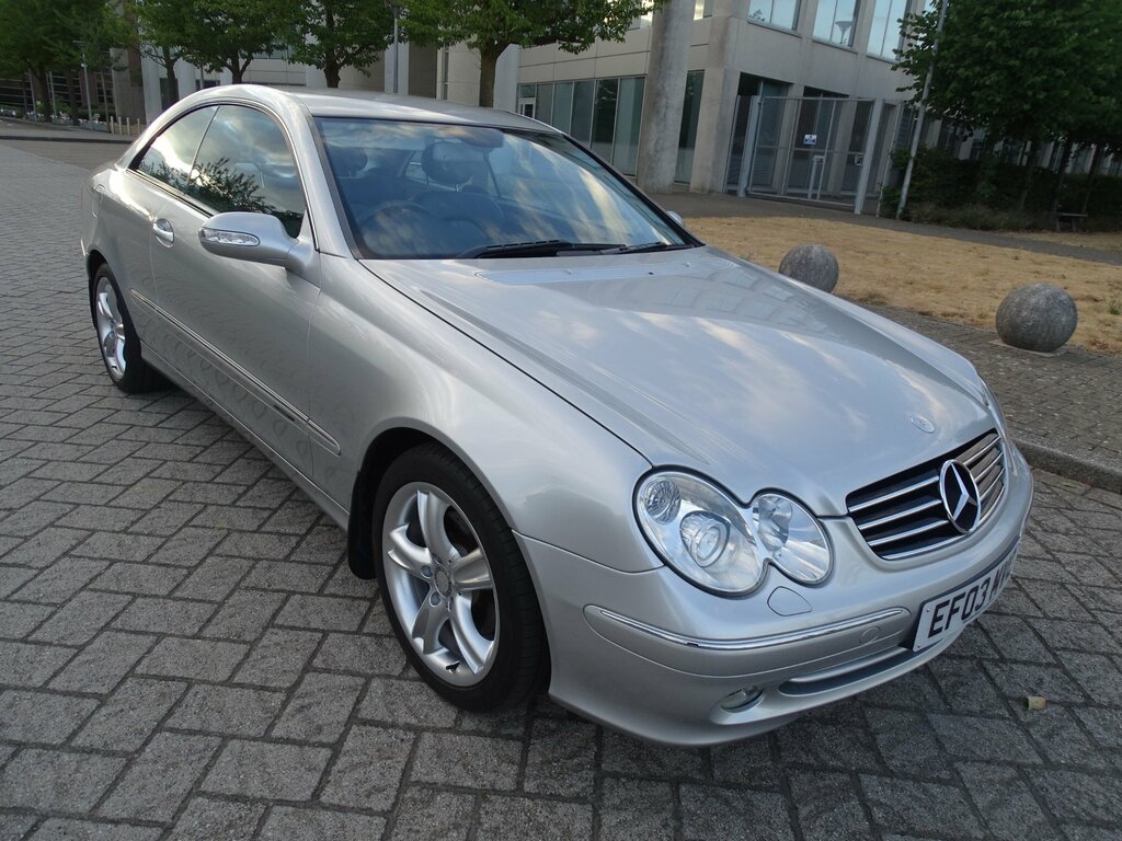 Mercedes-Benz CLK 3.2 Clk320 Avantgarde Coupe Silver #3