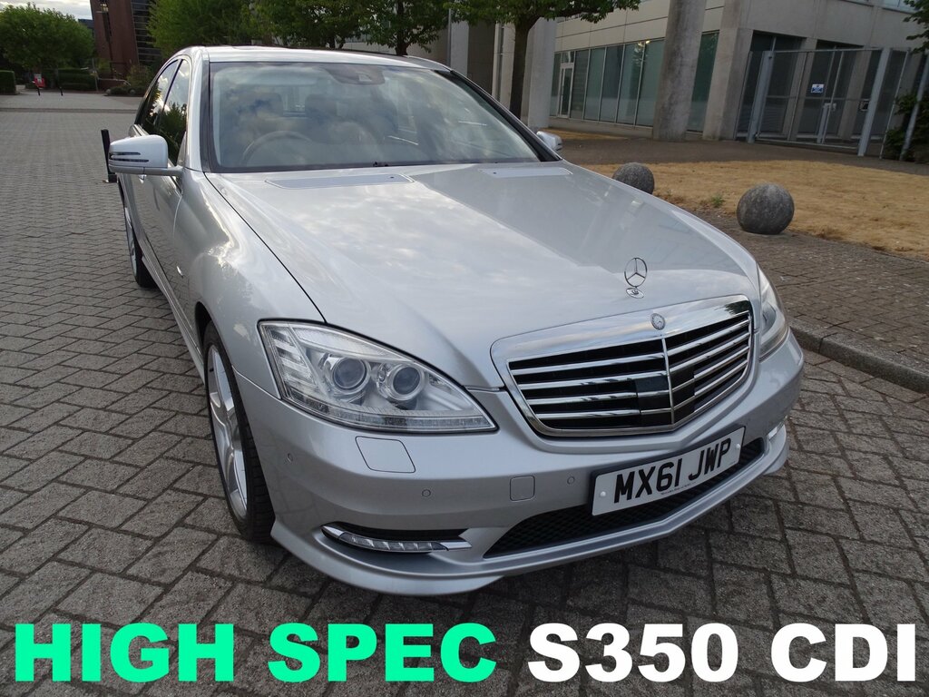 Mercedes-Benz S Class 3.0 S350 V6 Bluetec Saloon G-tronic Eu Silver